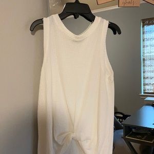 White tank top